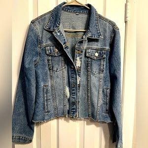 Shein Jean jacket. Size large.
